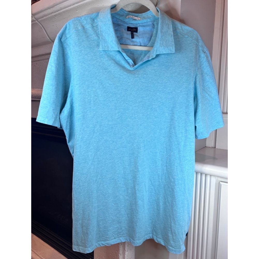 Good Man Brand Men’s Blue Pullover Short Sleeve Polo Shirt Sz XL